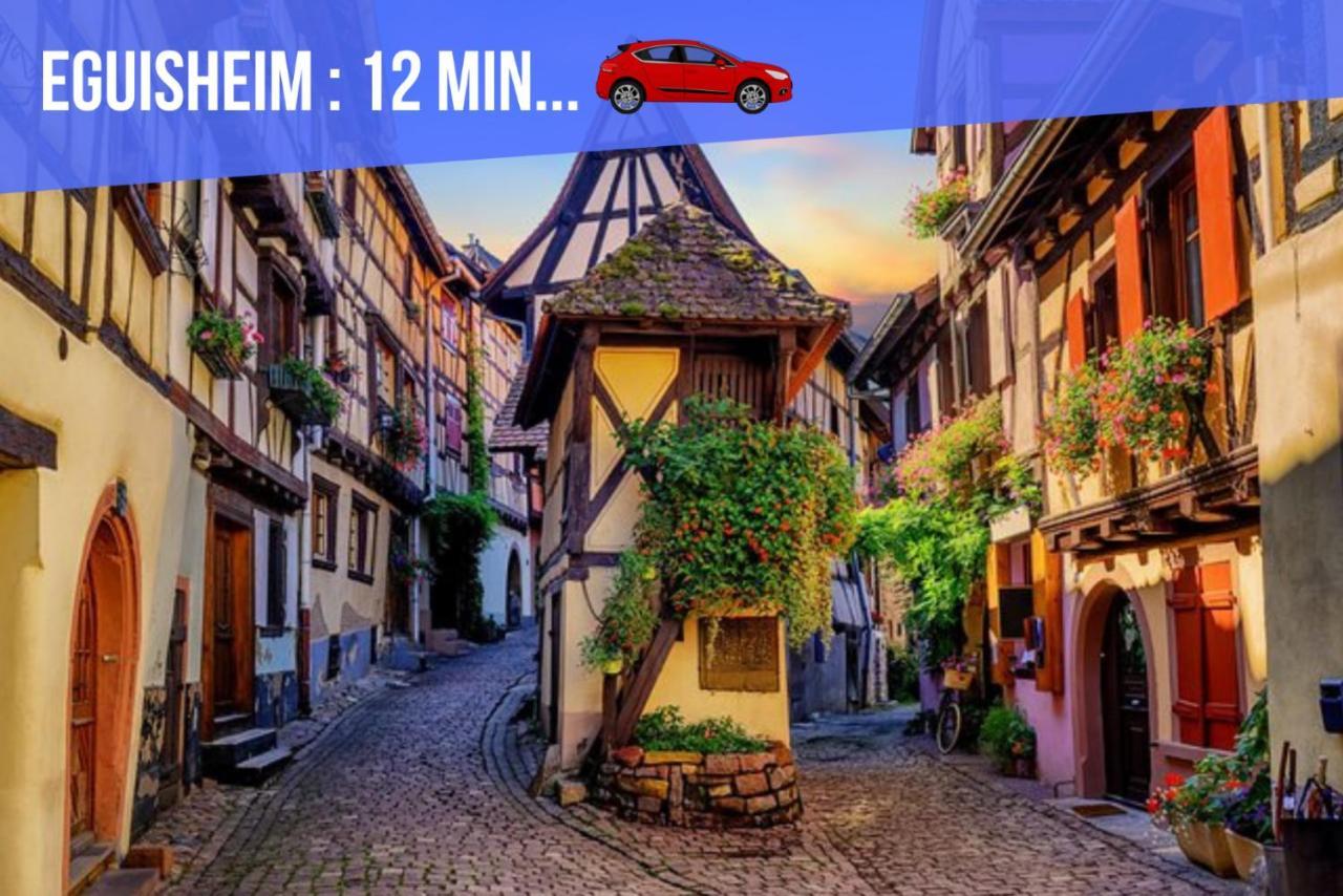 Le Blue St Leon : 2 Pieces Cozy Lit King Size Wifi Apartment กอลมาร์ ภายนอก รูปภาพ