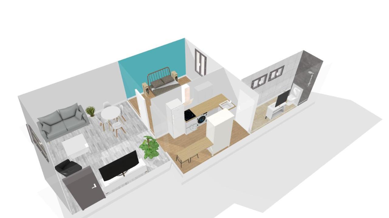 Le Blue St Leon : 2 Pieces Cozy Lit King Size Wifi Apartment กอลมาร์ ภายนอก รูปภาพ